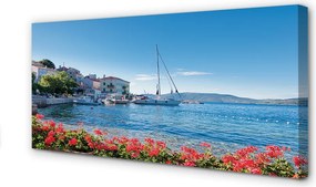 Zdjęcie na płótnie Letnia Wyprawa Statkiem