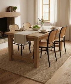 Ażurowe krzesło w stylu boho A7-B42