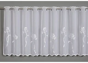 Biała firanka z woalu 140x48 cm Dandelion – Sehlbach