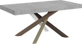 Stół rozkładany 180/284x90 cm Volantis cementu nogi wielobarwny 4/C