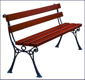 Ławka ogrodowa Nordia 3X 150cm - 7 kolorów