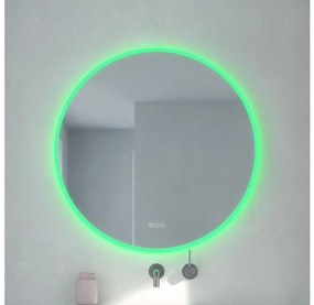 Brilagi-LED RGBW ściemnialne, podgrzewane lustro z podświetleniem CLARA PRO LED/18W/230V śr. 60 cm IP44