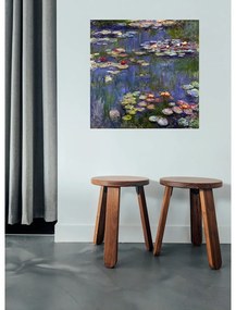 Obraz – reprodukcja 70x70 cm Water Lilies, Claude Monet – Fedkolor