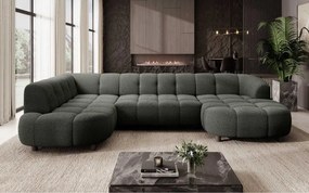 Narożnik VELPA XL Lewostronny z elektryczną regulacją siedziska w tkaninie LOOP 12 WERSAL