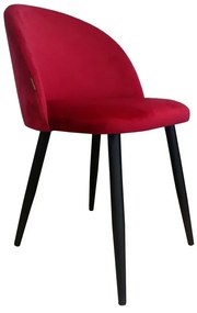 Krzesło CLAUDINE 1 VELVET bordowe - wyprzedaż ATOS