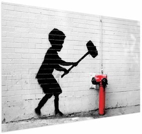 Plakat Zniszczyć hydrant 60x40 cm bez ramy bez marginesu ARTGEIST B
