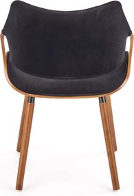 Krzesło z podłokietnikami na czterech nogach K396