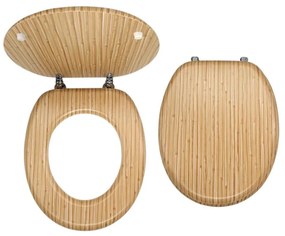 FERRO - Deska sedesowa MDF/dekor bambusowy