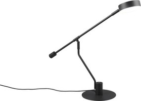 Lampa stołowa LED z elastyczną konstrukcją w kolorze matowej czerni (wysokość 64 cm) Manduro – Trio