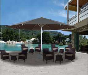 Parasol Carpi,  antracytowy bez podstawy