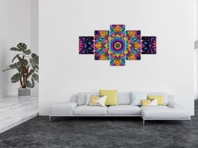 Obraz - Kalejdoskopowa mandala (125x70 cm)