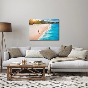 Obraz - Bieg na plaży (70x50 cm)