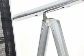 Komplet 2 x krzesła rozkładane – czarne