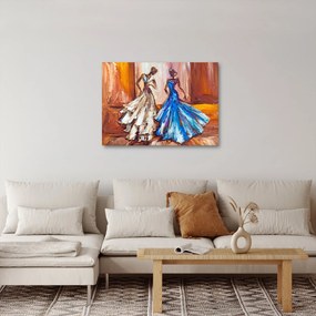 Obraz - tancerz, obraz olejny (70x50 cm)