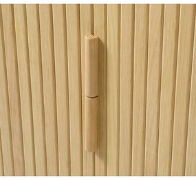 Szafka w dekorze dębu z drzwiami przesuwnymi 113x90 cm Cavo – Unique Furniture