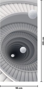 Fototapeta na drzwi - Abstrakcja 3D (95x205cm)