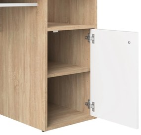 Biurko z blatem w dekorze dębu 50x115 cm Oxford – TemaHome