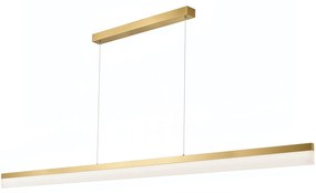Lampa wisząca LED APP1697-CP 200 cm Złota Szczotkowana