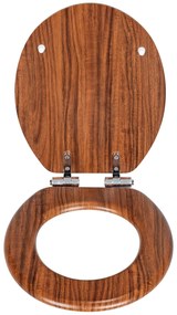 Deska sedesowa CHESTNUT, MDF, Fix-Clip, WENKO