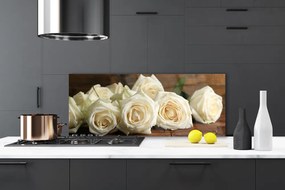 Panel Szklany Klasyczne Czerwone Róże