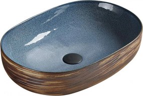 Mexen Agota umywalka nablatowa 58 x 40 cm, niebieska - 22025866
