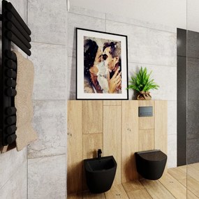 Bateria bidetowa czarna CONCEPCION black