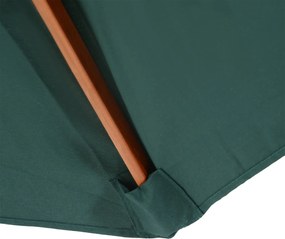 Outsunny Parasol ogrodowy 27m zielony z ochroną UV i stabilną konstrukcją | Aosom PL