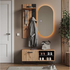 Szafa oak wotan 43x26.6x110 amber