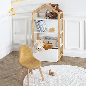 Biała dziecięca biblioteczka MAISON