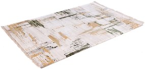 Dywan akrylowy Experience Marmur kremowo-zielony 80 cm x 300 cm