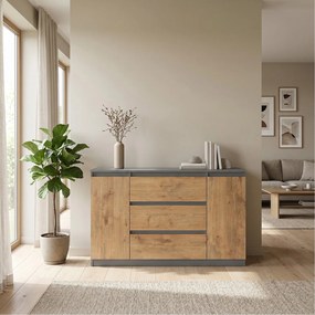 Komoda NUDO 120 cm do Salonu Sypialni Antracyt