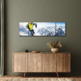 Obraz - Narciarz (170x50 cm)