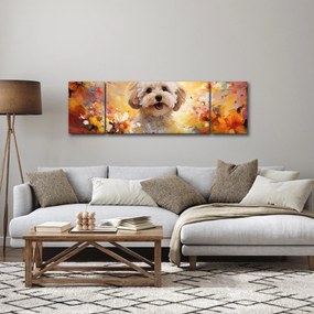 Obraz - Szczęśliwy pies (170x50 cm)
