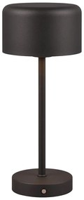 Lampa stołowa LED w kolorze matowej czerni ze ściemniaczem (wys. 30 cm) Jeff – Trio