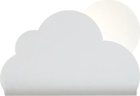 Dziecięca lampa ścienna Biała Chmurka ze Słońcem - Cloudy Dla dzieci Oswietlenie wewnetrzne
