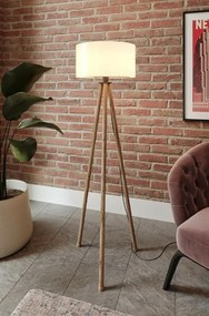 Lampa podłogowa KS-11104 kremowy brąz