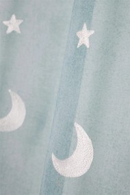 Firana z motywem księżyca 140 x 260 cm