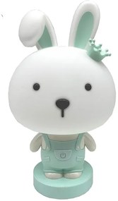 Zielona dziecięca lampka nocna króliczek - A363 H6-N01