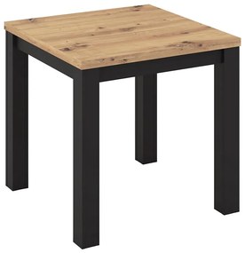 Rozkładany stół do jadalni ZARO dąb artisan/czarny