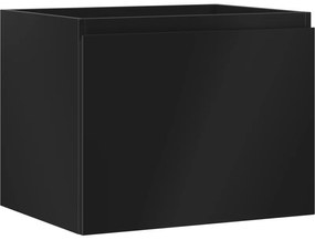 Mexen Orio szafka łazienkowa podumywalkowa 60 cm, 1 szuflada, czarna mat - 91A10-06047-1-BF71