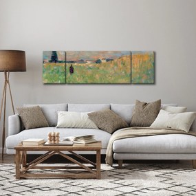Obraz - Georges Seurat, A Summer Landscape, reprodukcje (170x50 cm)