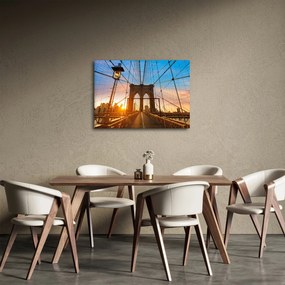 Obraz - Brooklyn Bridge, Manhattan, New York (70x50 cm)
