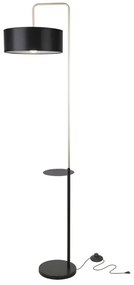 Czarno złota lampa podłogowa - K276-Rubiox