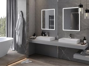Mexen Navia lustro łazienkowe podświetlane 60 x 80 cm, LED 6000K, antypara - 9803-060-080-611-00