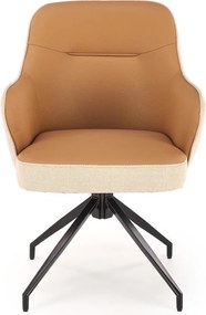 Obrotowe krzesło do jadalni z podłokietnikami K527 Halmar