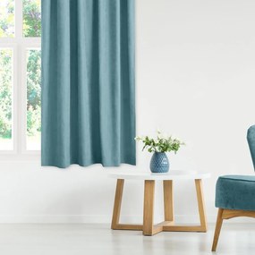 Niebieska zasłona 140x175 cm Milana – Homede