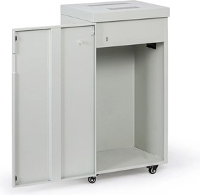 Niszczarka przemysłowa mikrościnkowa MDM215-70L, 15 arkuszy, 70 l, metalowa obudowa
