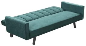 Ciemnozielona rozkładana sofa TROMSO