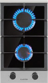 Klarstein Alchemist 30cm Płyta gazowa 2 palniki Srebrny