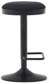 Czarne hokery zestaw 2 szt. 58 cm Zaib – Kave Home